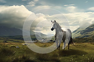 Irish horse Background Digital Paper