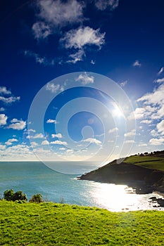 Irish landscape. coastline atlantic coast County Cork, Ireland