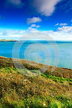 Irish landscape. coastline atlantic coast County Cork, Ireland