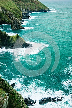 Irish landscape. coastline atlantic coast County Cork, Ireland