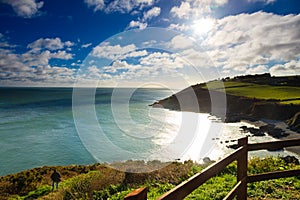 Irish landscape. coastline atlantic coast County Cork, Ireland