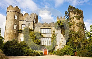 Irish Medieval Castle at Malahide in Dublin