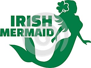 Irish mermaid shamrock