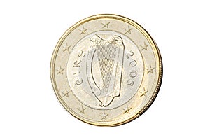 Irish one euro coin