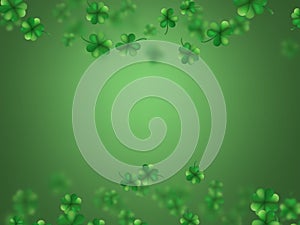 Irish Saint Patricks Day Party Poster Template. EPS 10 vector