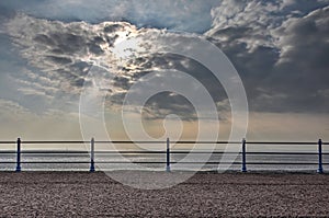 The Irish Sea as seen from Morecambe promenade