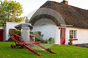Irish traditional cottage house