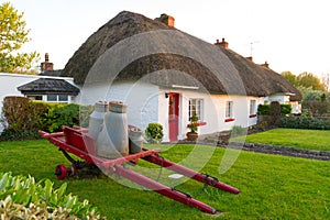 Irish traditional cottage house