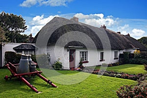 Irish traditional cottage house of Adare