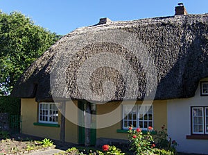 Irish traditional cottage houses