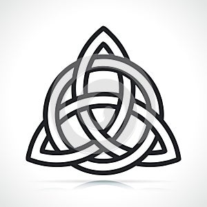 irish triquetra celtic symbol symbol