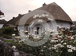 irish village cottage ,Adare Ireland photo