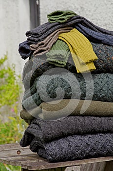 Irish woolen knits