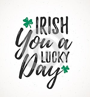 Irish You a Lucky Day