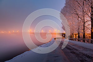 Irkutsk winter promenade