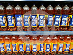 Irn bru on shelf