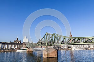 The Iron Bridge (so called Eiserner Steg) at Frankfurt Main