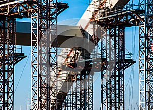 Iron bridge construction