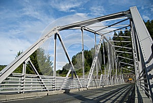 Iron bridge in Norway