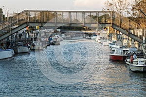 Iron Bridge Over River photo