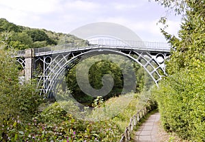 The Iron Bridge over the River Severn