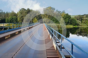 Iron Bridge over the river