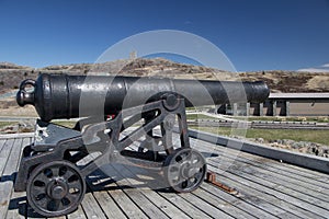 Iron cannon at Historic Signal Hall, Saint Johns, Newfoundland
