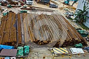 Iron for concrete armoring