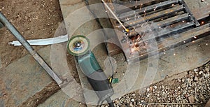 Iron cotter object with powe equipment image