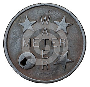 Iron cover for neighborhood water meter