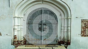 Iron double-leaf gates in the medieval style