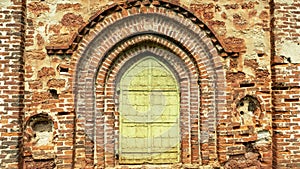 Iron double-leaf gates in the medieval style