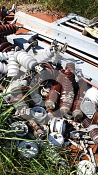 Iron and electric scrap polution