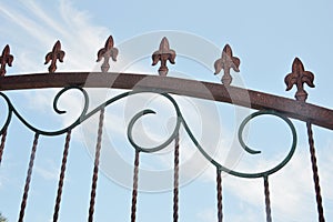 iron fence