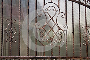 Iron fence