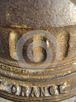 Iron fire hydrant