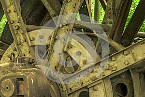 Iron flywheel