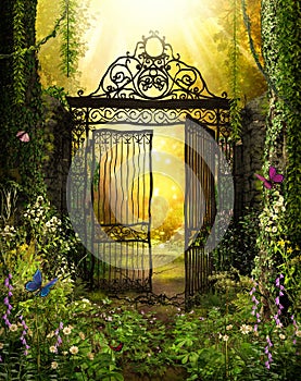 Iron Gateway to a Secret Garden