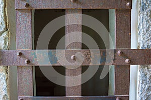 Iron Grate Prison Door