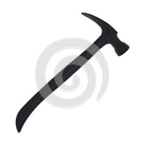 Iron hammer isolated on a white