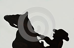 Iron Horse & Rider background