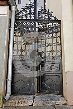 Iron house gate