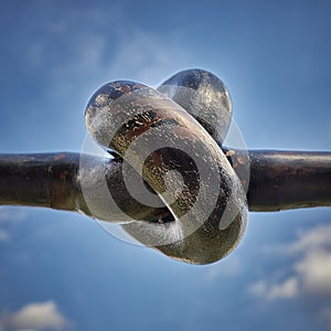 Iron knot, element of the fence