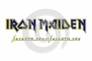 Iron Maiden 1988 Seventh son logo.