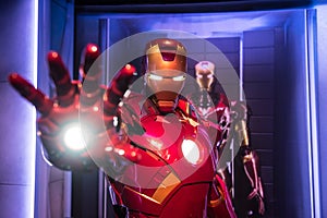 Iron Man, wax sculpture, Madame Tussaud