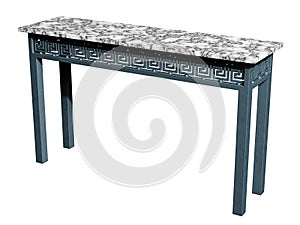 Iron and Marble Console