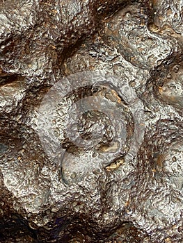 Iron meteorites, also known as siderites, or ferrous meteorites. Meteoric iron,  meteoritic iron