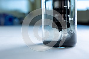 Iron nanoparticles in a lab,