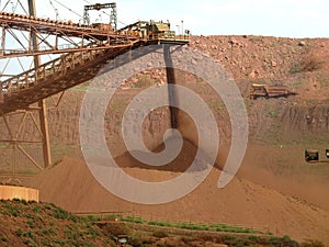 Iron ore mine.