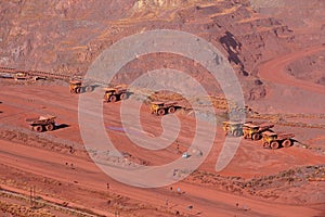 Iron ore mining photo